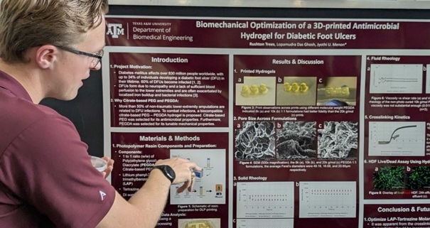 Menon Lab S-REU student Rushton Trees